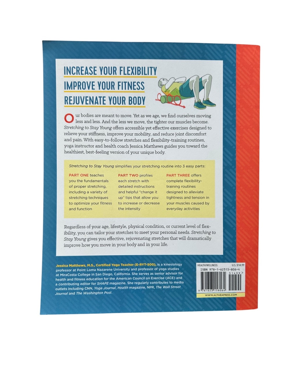 4/$20 Stretching to Stay Young Flexibility Fitness Wellness Exercise Guide Book - Picture 2 of 6